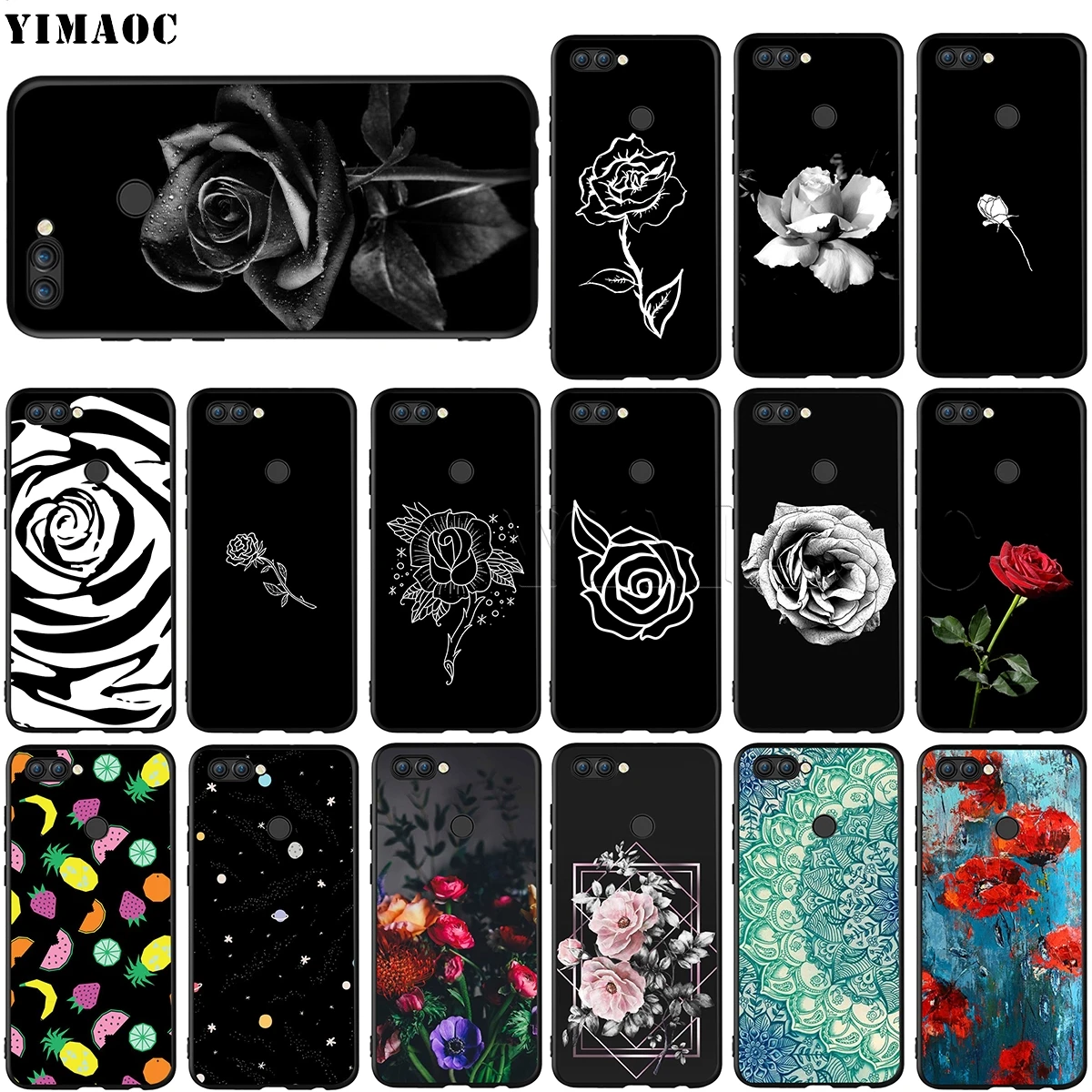 Чехол YIMAOC для Huawei Honor Mate P smart Y7 Y9 8C 30 20 10 8x Nova 3i 3 Lite Pro Prime 2018 2019 | Мобильные телефоны и