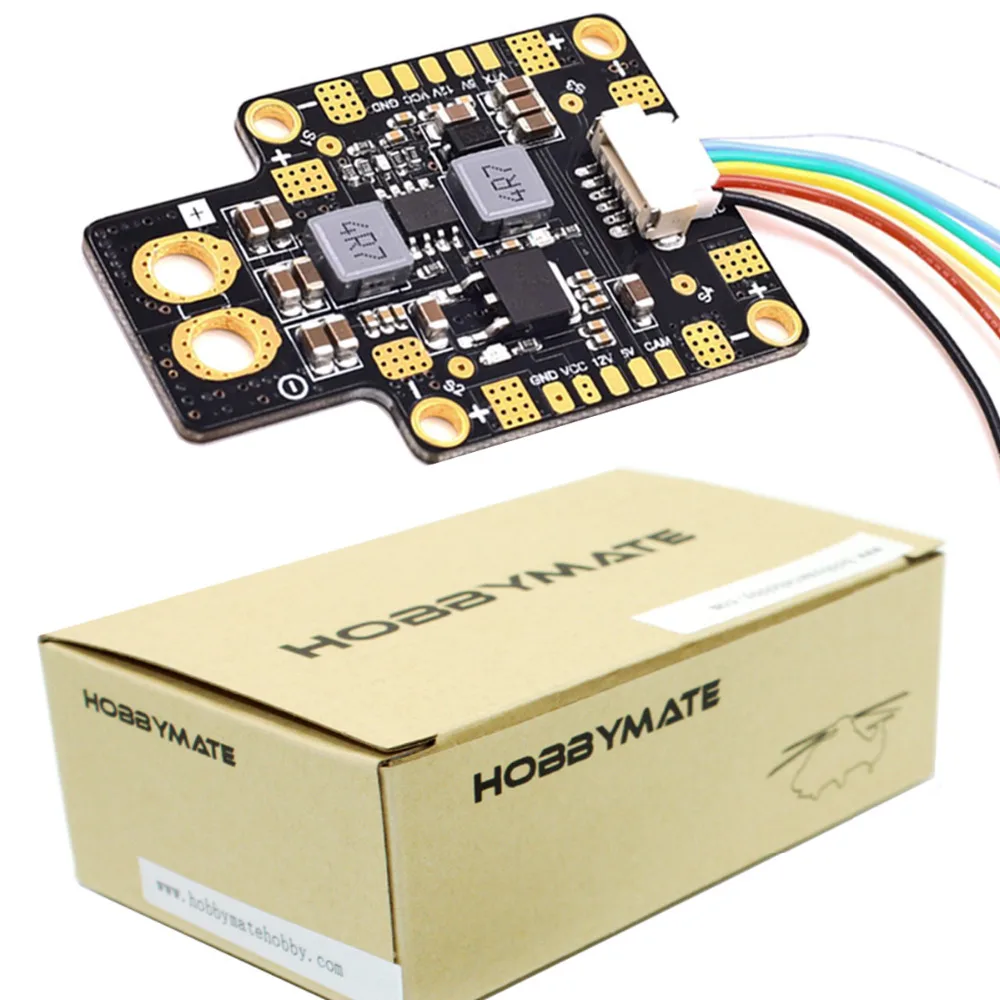 HOBBYMATE XT60 PDB Power Distribution Board for FPV Racing Quadcopter