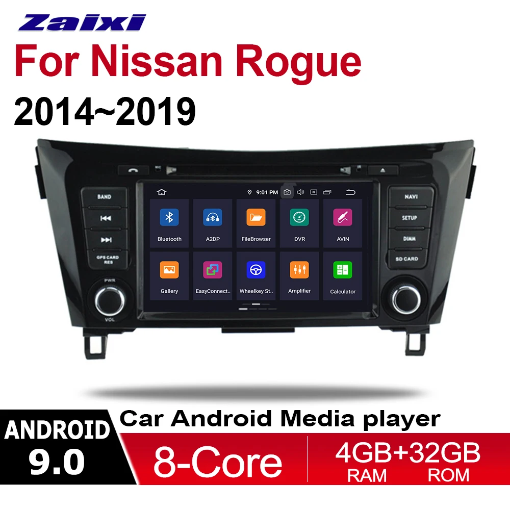 

ZaiXi 8" Android Car Multimedia player 2 Din WIFI GPS Navigation Autoradio For Nissan Rogue 2014~2019 touch screen Bluetooth