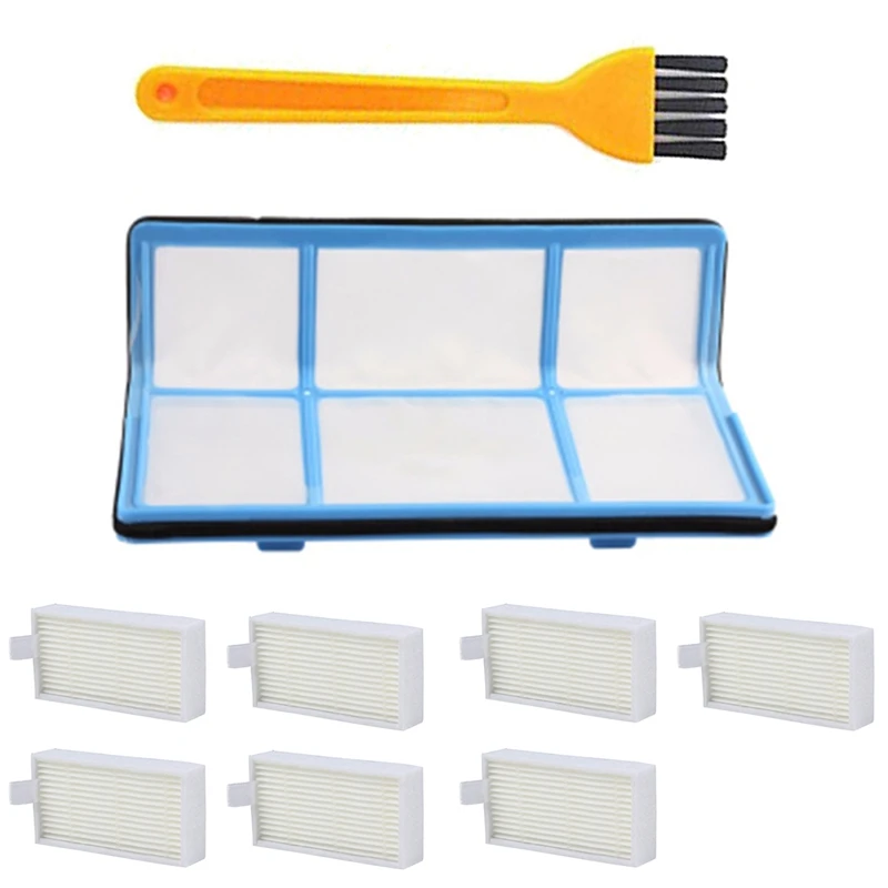

1xPrimary Filter+7x Efficient Hepa Filter For Chuwi Ilife V5 V5S V3 V3S V5 Pro V50 V55 X5 Robot Vacuum Cleaner Parts