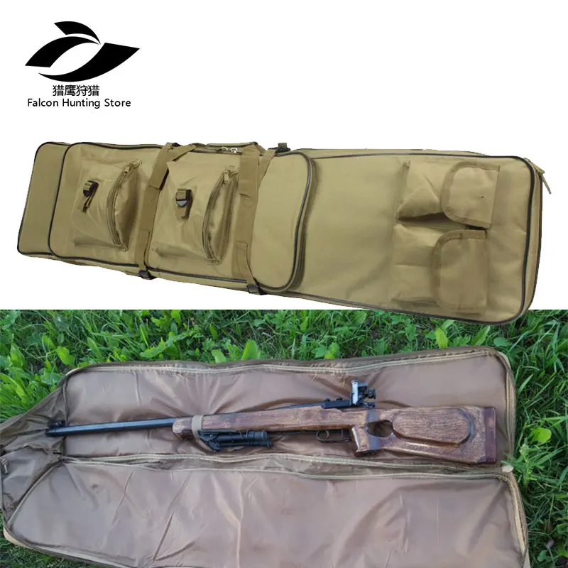 3 colors 120CM Tactical Rifle Cases Gun Bags with Shoulder Strap Tactical Hunting 120cm Rifle