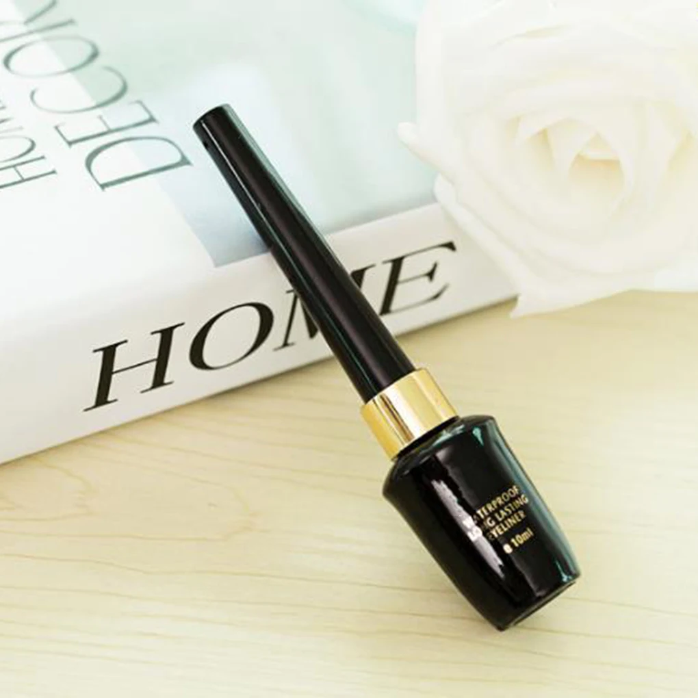 

New Arrival Long Lasting Waterproof Black 10ml Hard Tips Non Smudge Liquid Eyeliner Women Cosmetic Tools