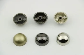 

20pcs/lot Luggage hardware accessories Alloy square nails Round face screw Bags and handbags hardware accessories
