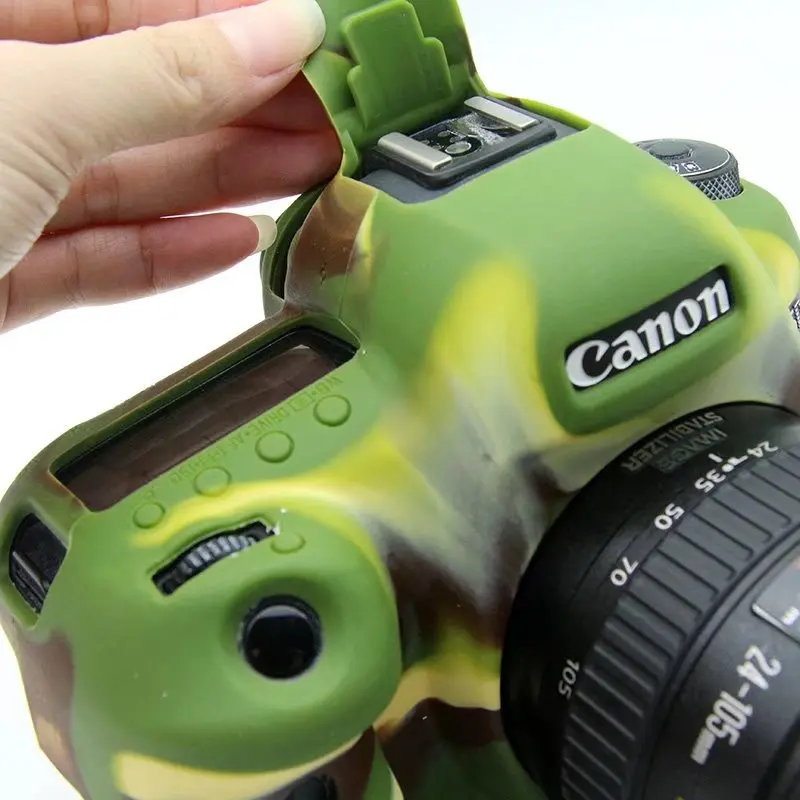 Силиконовая SLR Камера сумка для Canon 5D4 5DIV 5D MARK IV 4 легкая камера сумка чехол для 5DIV