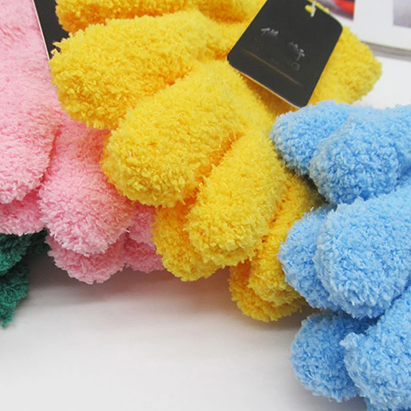 Cute Kids Boy Girls Children Full Finger Gloves Hand Mittens Warm Winter