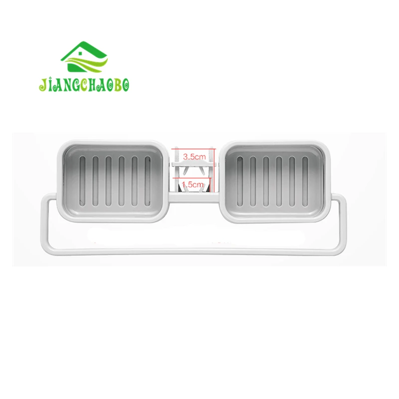 JiangChaoBo المطبخ صنبور رف بركة خرقة استنزاف رف المنزلية البلاستيك شحن اللكم بالوعة تخزين الرف