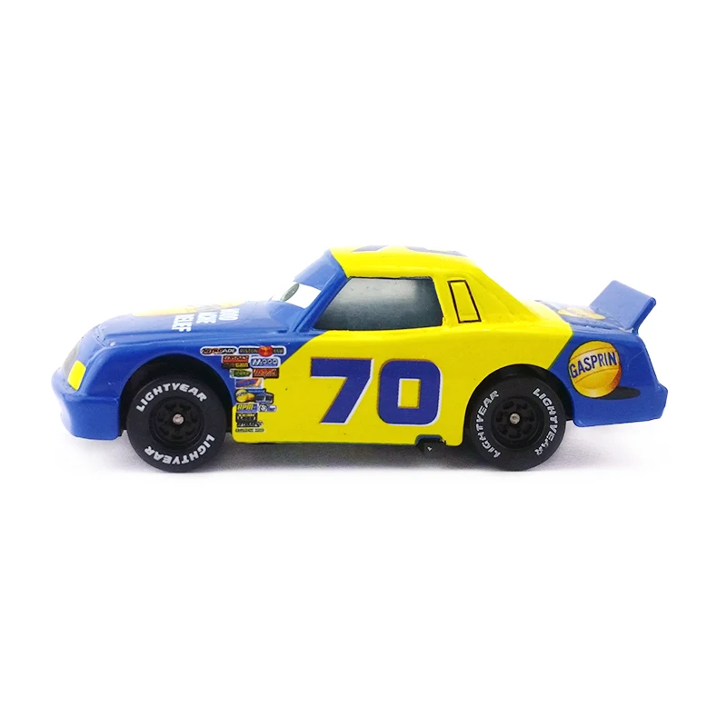 Disney Pixar Cars No.70 Gasprin металлическая литая под давлением игрушечная машина 1:55