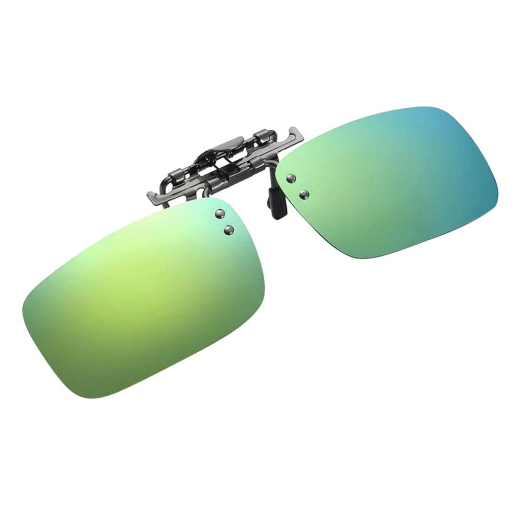  Polarized Clip On Flip Up UV400 Lens Driving Myopia Sunglasses