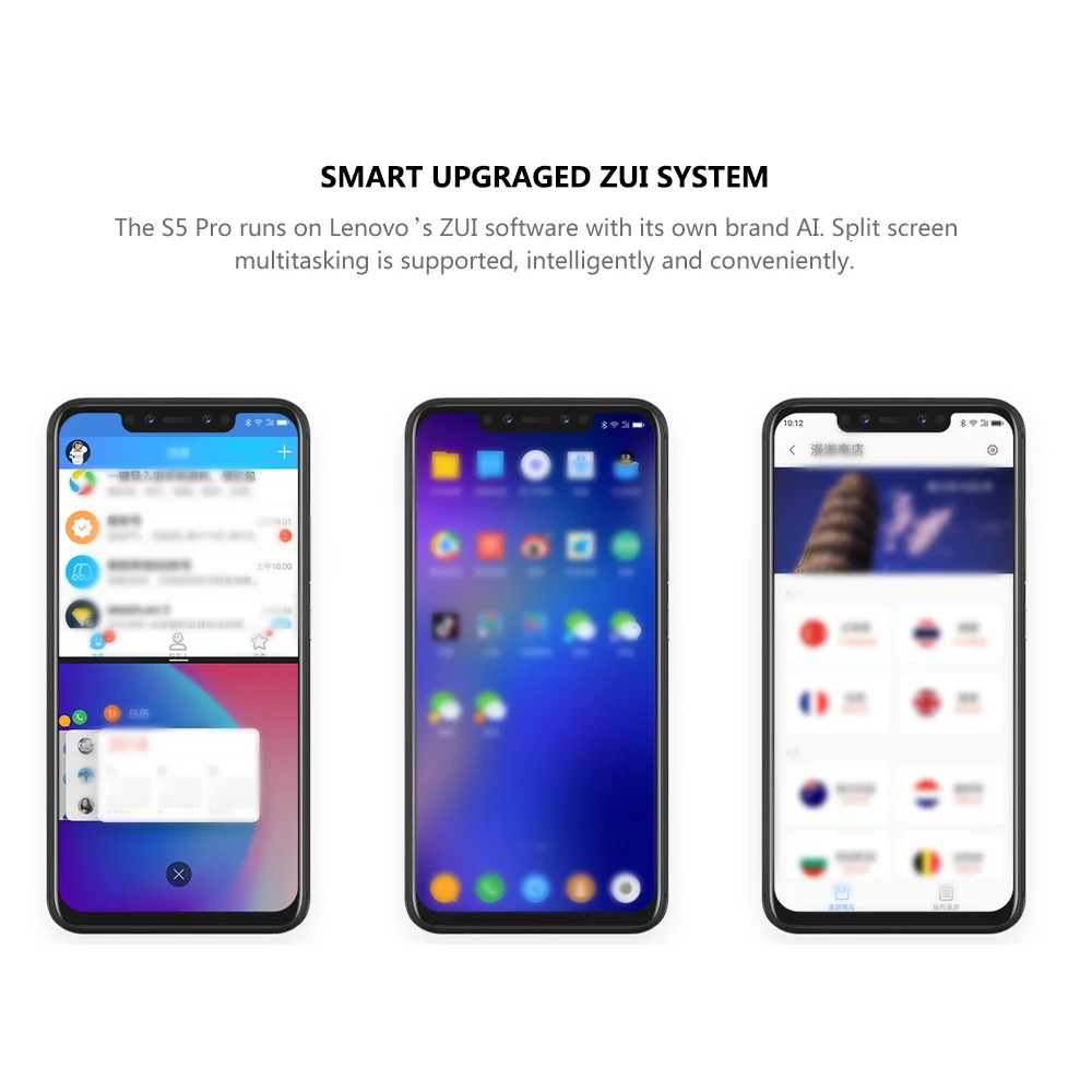Глобальная оригинальная задняя камера Lenovo S5 Pro 6G 64G 20.0MP ZUI 5 0 Octa Core 1 8 GHz 3500mAh
