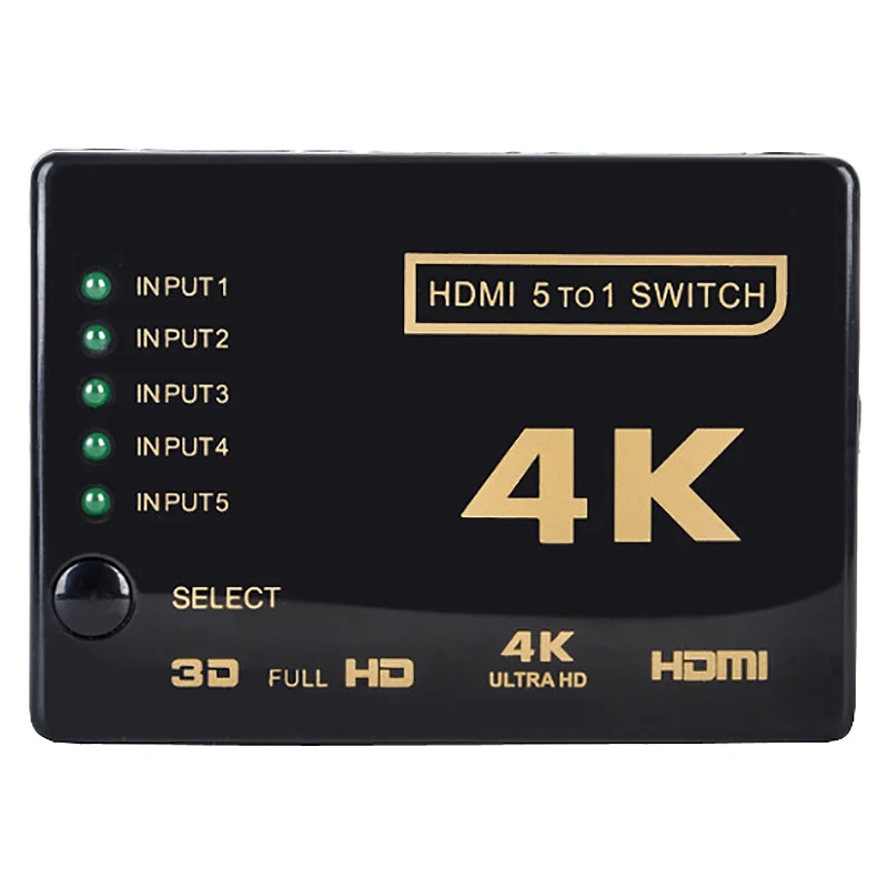 Многоходовой 4 K x 2 K 3D 2160 P Hdmi коммутатор, переключатель со сверхвысоким разрешением Ultra Hd для Hdtv Dvd Ps3