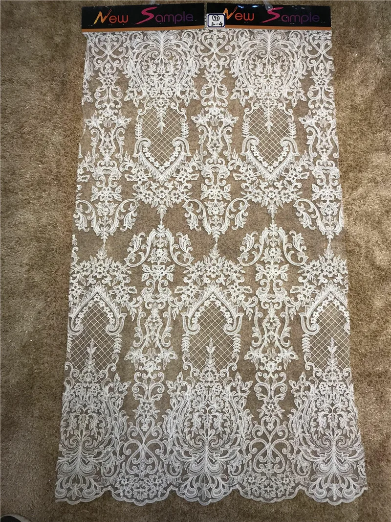 

2018 French Net Lace Fabric Latest African Lace Fabric With Embroidery Mesh Tulle Lace Fabric High quality Nigerian Lace
