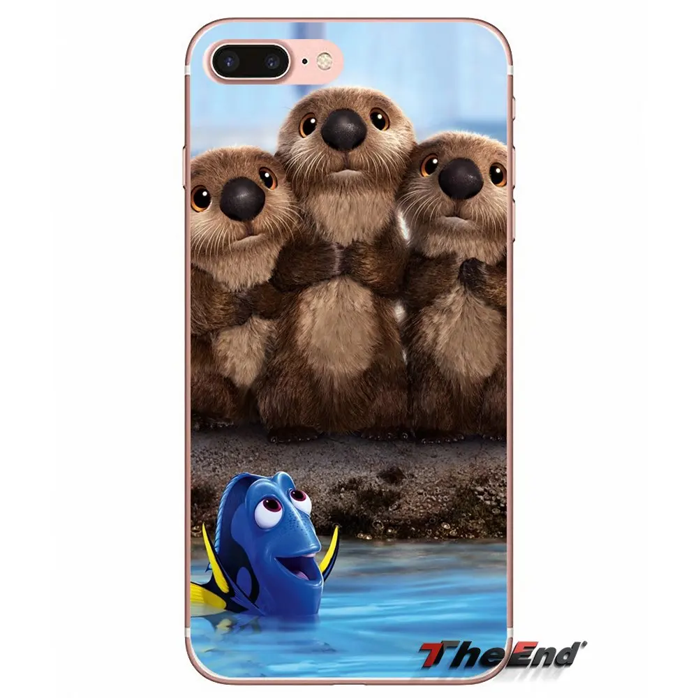 В поисках Немо Дори мультфильм море для iPhone X 4 4S 5 5S 5C SE 6 6S 7 8 Plus Samsung Galaxy J1 J3 J5 J7 A3 A5 2016