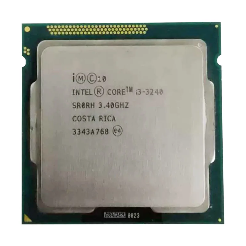 Intel core i3 3240 cpu 3,4 ГГц 3 м кэш LGA 1155 TDP 55 Вт настольный процессор может использовать h 61 B75 B85 Z77 H61 материнская плата suppo i3 3240