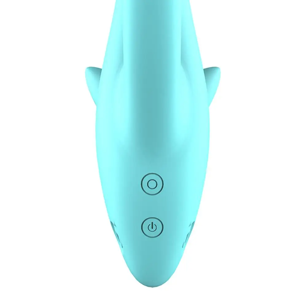 Female Smart Shark Vibrator Toy Adult Soft G Spot Stimulation 8 Frequency Vibration Massager