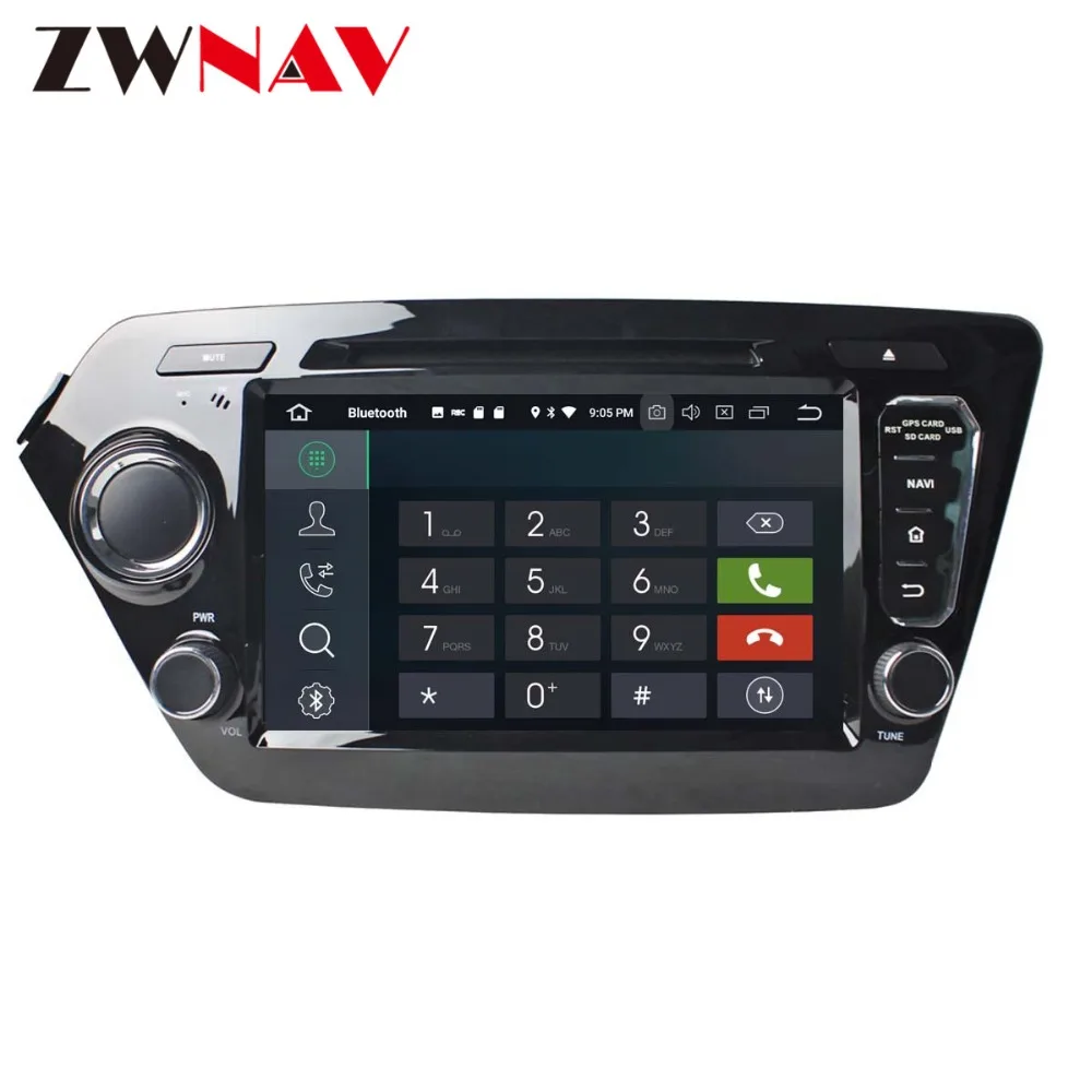 Best 2 Din Android 9.0 4+32GB IPS Screen Car DVD Player GPS Navigation For Kia K2 RIO 2010-2017 Car Radio Multimedia Headunit 3