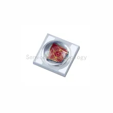 100X Alta qualidade 3535SMD LEVOU 660nm 3 W Red led de alta potência fonte de luz frete grátis