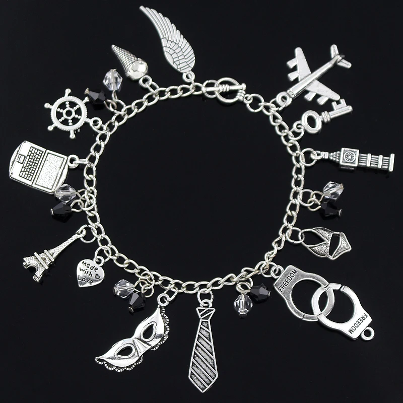 

Charm Jewelry Mask Handcuff Pendants Bracelets 50 Fifty Shades of Grey Movie Bracelets Women Cosplay Accessories a bracelet
