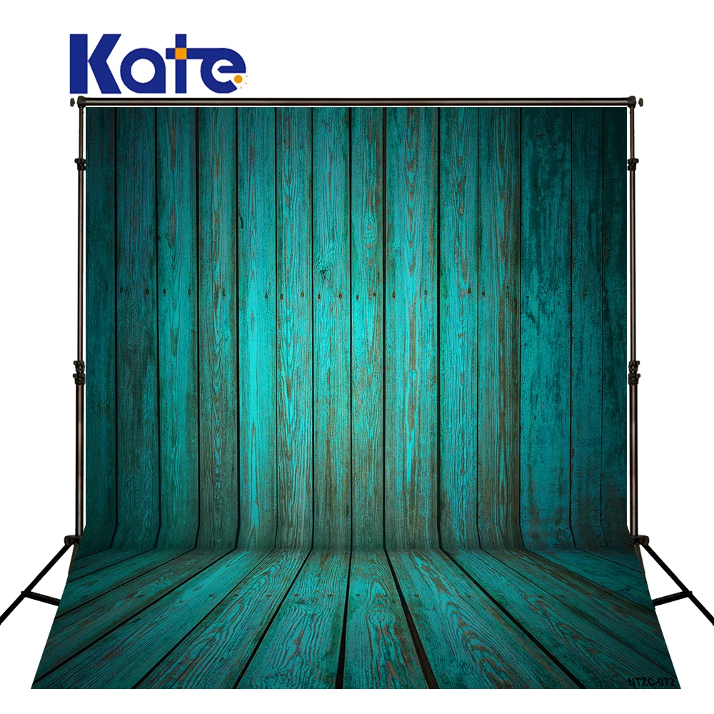 

1.5M*2M(5*6.5 Ft) Kate Wood Photography Background Blue Byestuff Vintage Photo Backdrop For Children Photography Backdrop