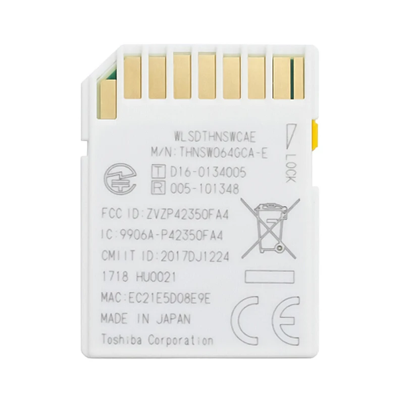 Новый год качество FlashAir 64 GB SDHC Беспроводной W-04 64 GB SDXC Wi-Fi SD карты UHS-I Class 10 U3 карты флэш-памяти для цифровых Камера