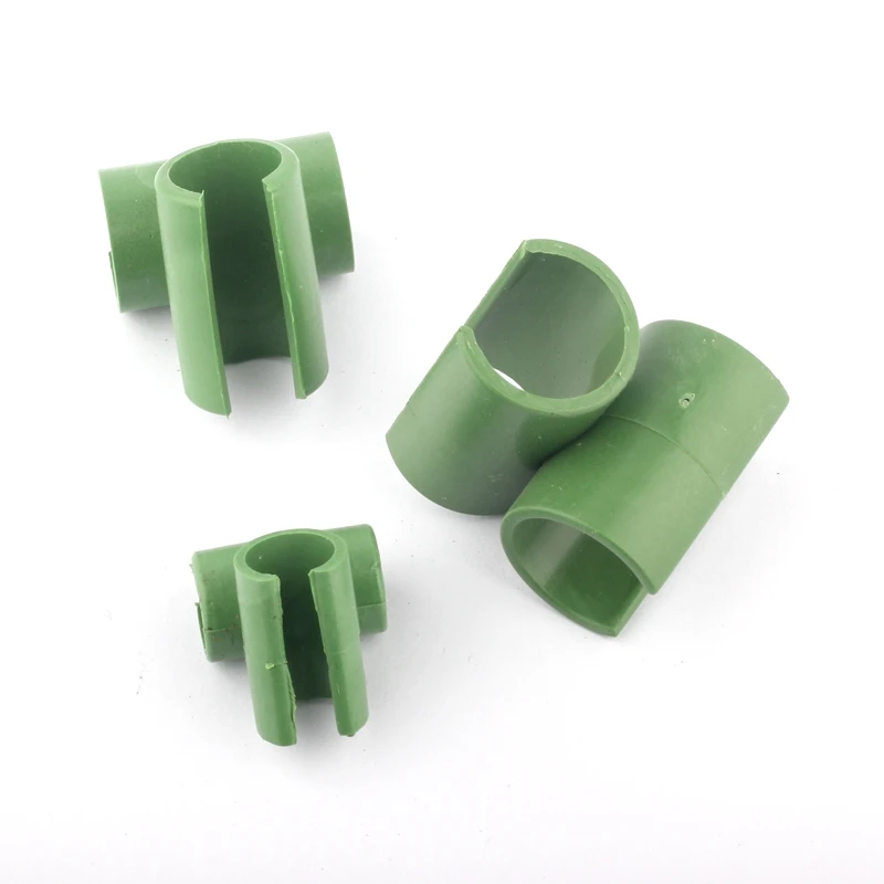 10pcs 8mm 11mm 16mm 20mm Gardening Pillar Plastic Cross Clips Greenhouse Tray Bracket Fixed Clamp Garden Hose Pipe Clap
