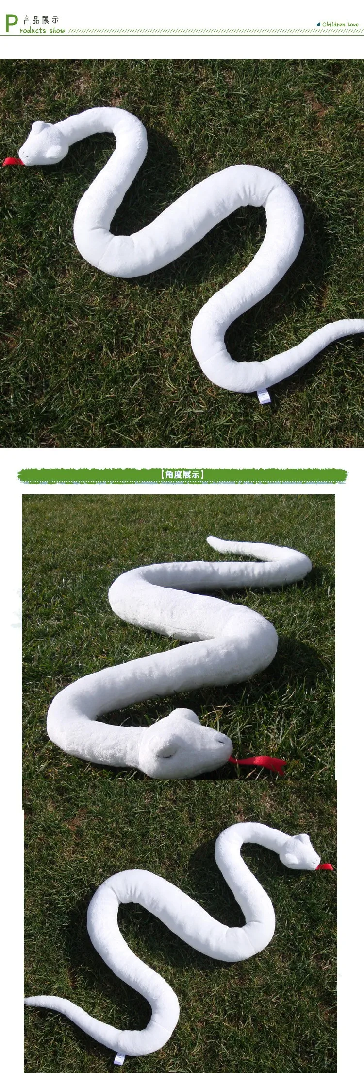 Большой 120 см белая змея мягкие плюшевые игрушки мультфильм змея, забавные игрушки, подарок на день рождения, Рождество подарок 0497