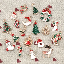 10pc a newyear fashion metal alloy christmas charm decor set xmas pendant drop ornaments hanging christmas decoration - Metal Christmas Ornaments 10pc a newyear fashion metal alloy christmas charm decor set xmas pendant drop ornaments hanging christmas decoration - Metal Christmas Ornaments