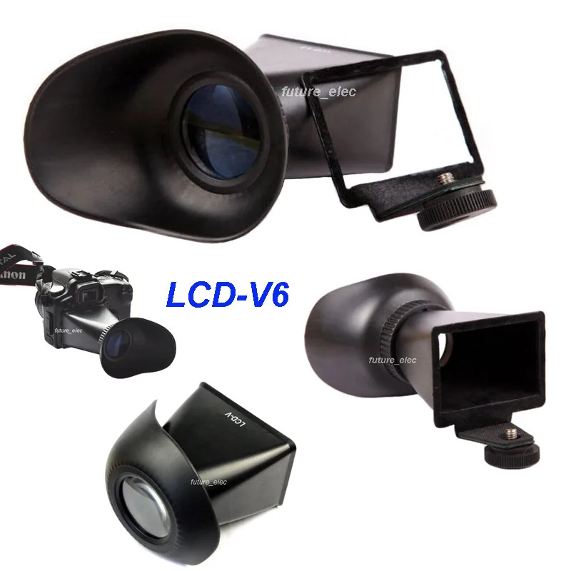 

Good LCD-V6 2.8x Magnifier LCD V6 Viewfinder Extender Eye Cup Eyecup Hood Holder 3 inch for Canon EOS M EOSM Mirrorless Camera