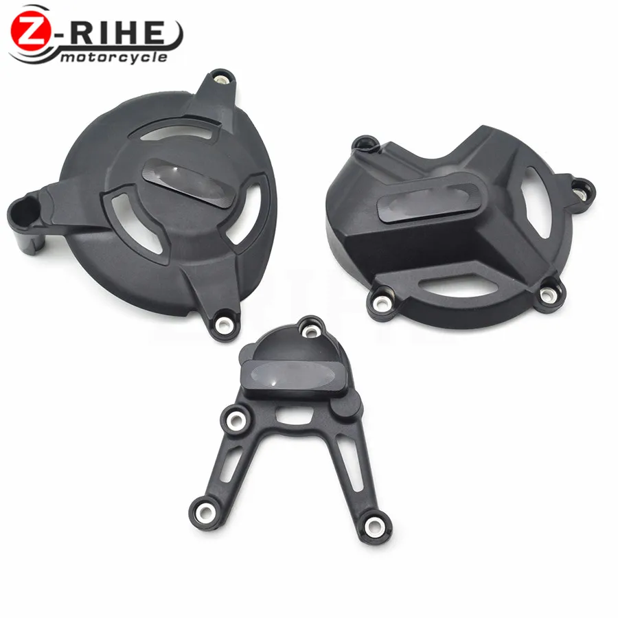 FOR 1SET 2017 New CNC Aluminum&ABS Motorcycle Engine Protective Cover Accessories  For BMW S1000RR 2009-2016 2010 2011 2012