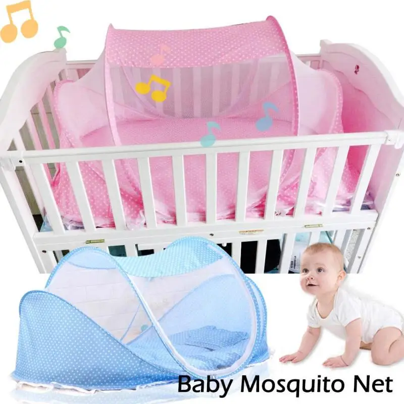 

1PC Summer Infant Baby Mosquito Net Crib Netting Baby Bed Mosquito Insect Cradle Net Foldable Newborn Baby Bedding Protection D5