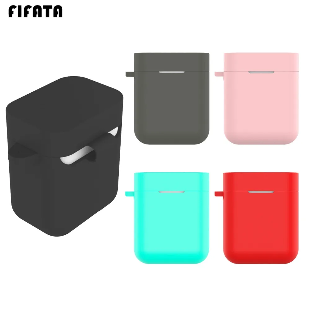 

FIFATA Soft TPU Silicone Earphone Cover Case For Xiaomi Airdots Pro Bluetooth Wireless Headset Protection Case Protective Cover