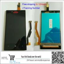 Original Black Touch Screen Glass LCD display Digitizer For Nokia 720 RM-885 free shipping with tracking number