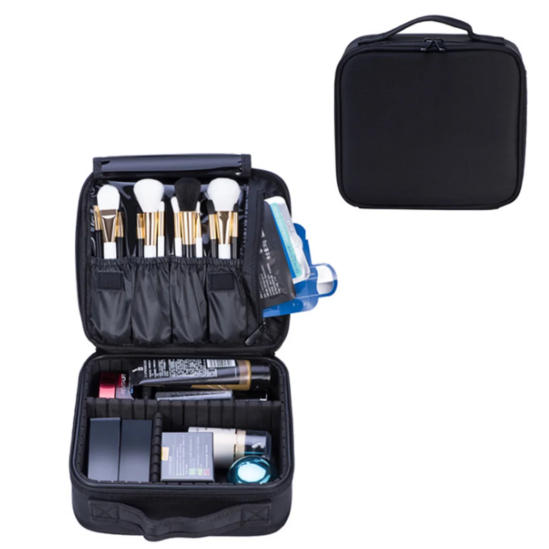 

HIPSTEEN 1 Pcs Waterproof Oxford Cloth Women Bag Professional Portable Cosmetic Case Female Makeup Organizer Case Make-Up Kit S