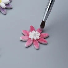 2 шт переверните сахарную вышитую кисть глазурь для печенья, продуктов питания цветные ручки Косметическая кисть формы для выпечки и кондитерских изделий