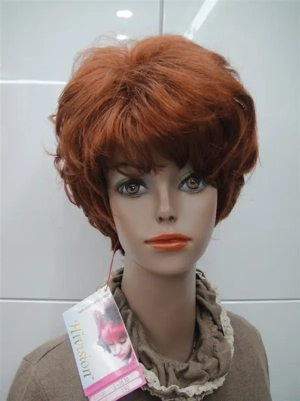 Details about NEW SHORT RED HAIR WIGS Hivisionwig pantywig combhair replacement wig AliExpress