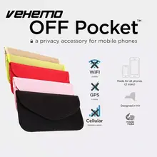 Vehemo сигнальная блокатор экранирующая сумка чехол для блокировки сигнала телефона чехол 5 цветов анти-помехи анти-излучения прочный автомобильный чехол для ключей телефон