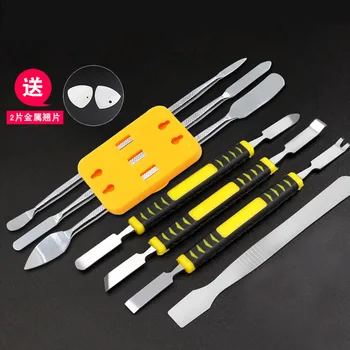 

Applicable to Apple phones Open shell Metal rod Flat IPAD Disassemble tool LCD screen Steel Bract Piercing