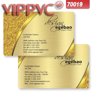 

a70019 business templates for Card Design printing Double faced printing on glossy PVC card