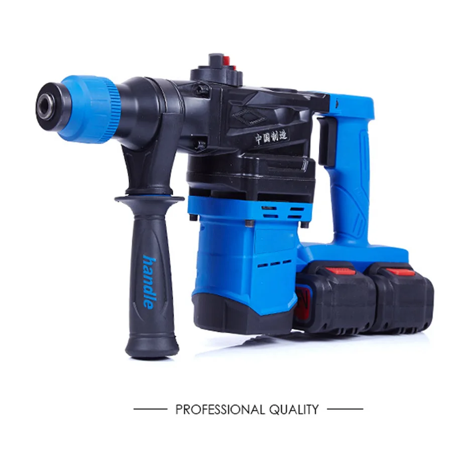 Waterproof Brushless Cordless Lithium Batter Electric Heavy Hammer Drill-007