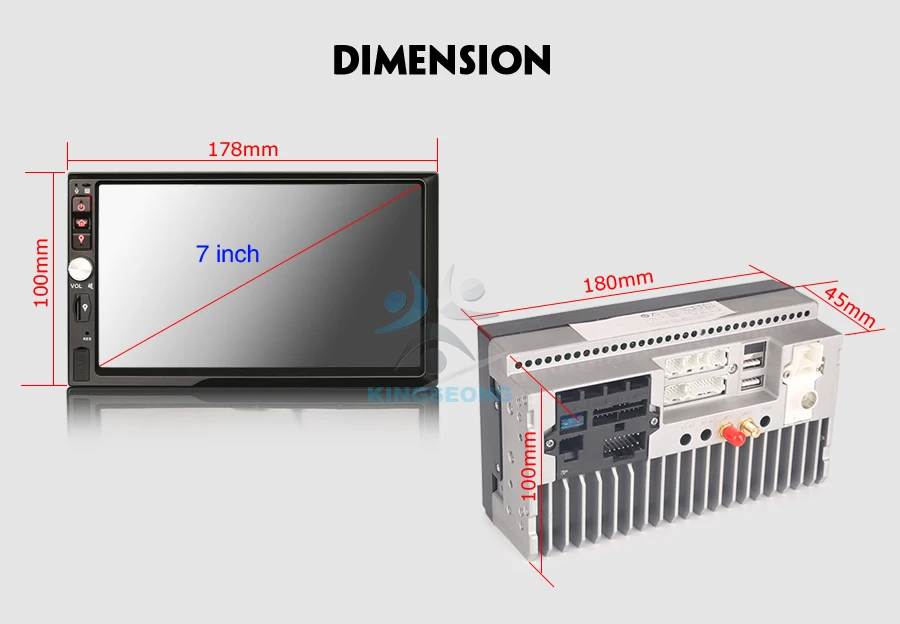 Cheap 7" HD Double Din Android 8.0 Autoradio Car Stereo GPS Satnav WiFi 4G TPMS DAB+ DVR DTV-IN OBD2 Radio BT USB SD Bluetooth SatNav 19