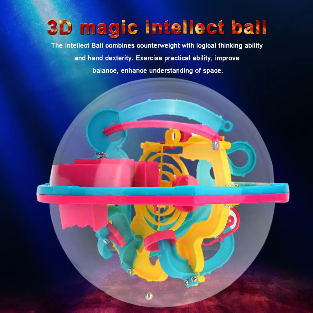 Wholesale 3D Magic Puzzle Ball Toys Intellect Ball Puzzle Game