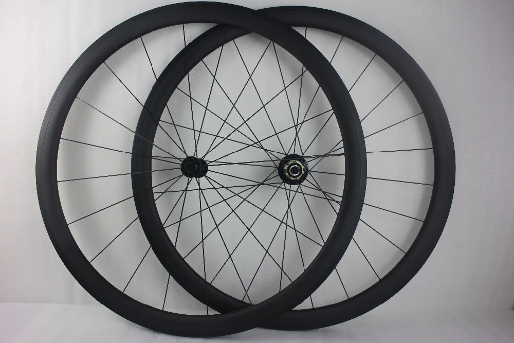 700C 38mm Clincher Carbon Wheels 3K Matte Glossy Bike Road Bicycle Light Wheels