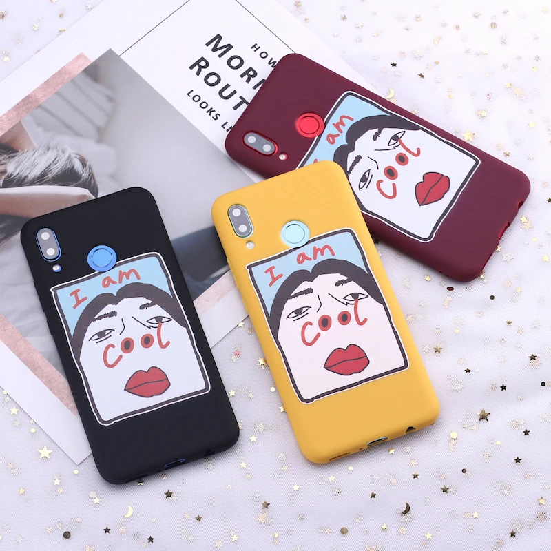Силиконовый чехол для Samsung S8 S9 S10 S10e S20 Plus Note 8 9 10 A7 A8 I AM COOL Girl|Бамперы| |