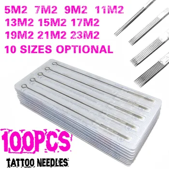 

New Tattoo Needles100pcs Double Stacked Magnum Sterilize For Tattoo Machine Sterile Disposable Needles Drop Shipping