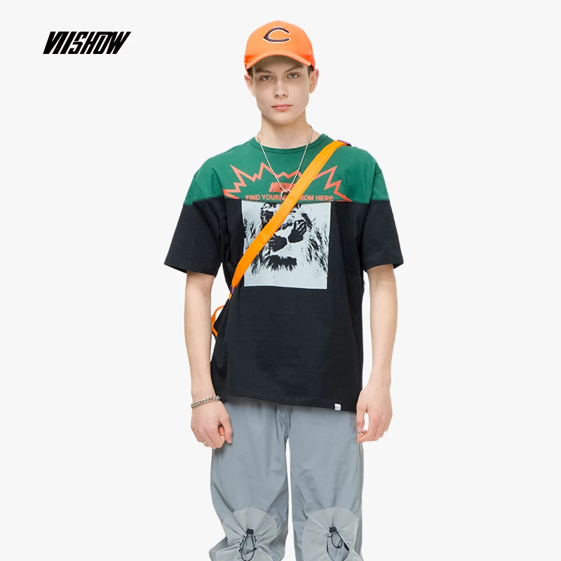 

VIISHOW Streetwear Printed Men's T-shirt Brand Casual t shirt men Camisetas Hombre 2019 New Summer Funny T Shirts TD1537192