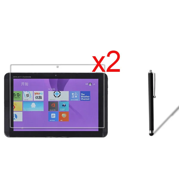 

3in1 2x LCD Clear Screen Protector Films Protective Film Guards +1x Stylus For HP Pavilion X2 10 J014TU J025TU Tablet PC 10.1"