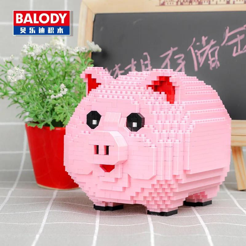 Novo-Modelo-Piggy-Bank-Money-Box-3D-Balody-16117-Porco-Cor-de-Rosa-1030-pcs-Diamante (1)