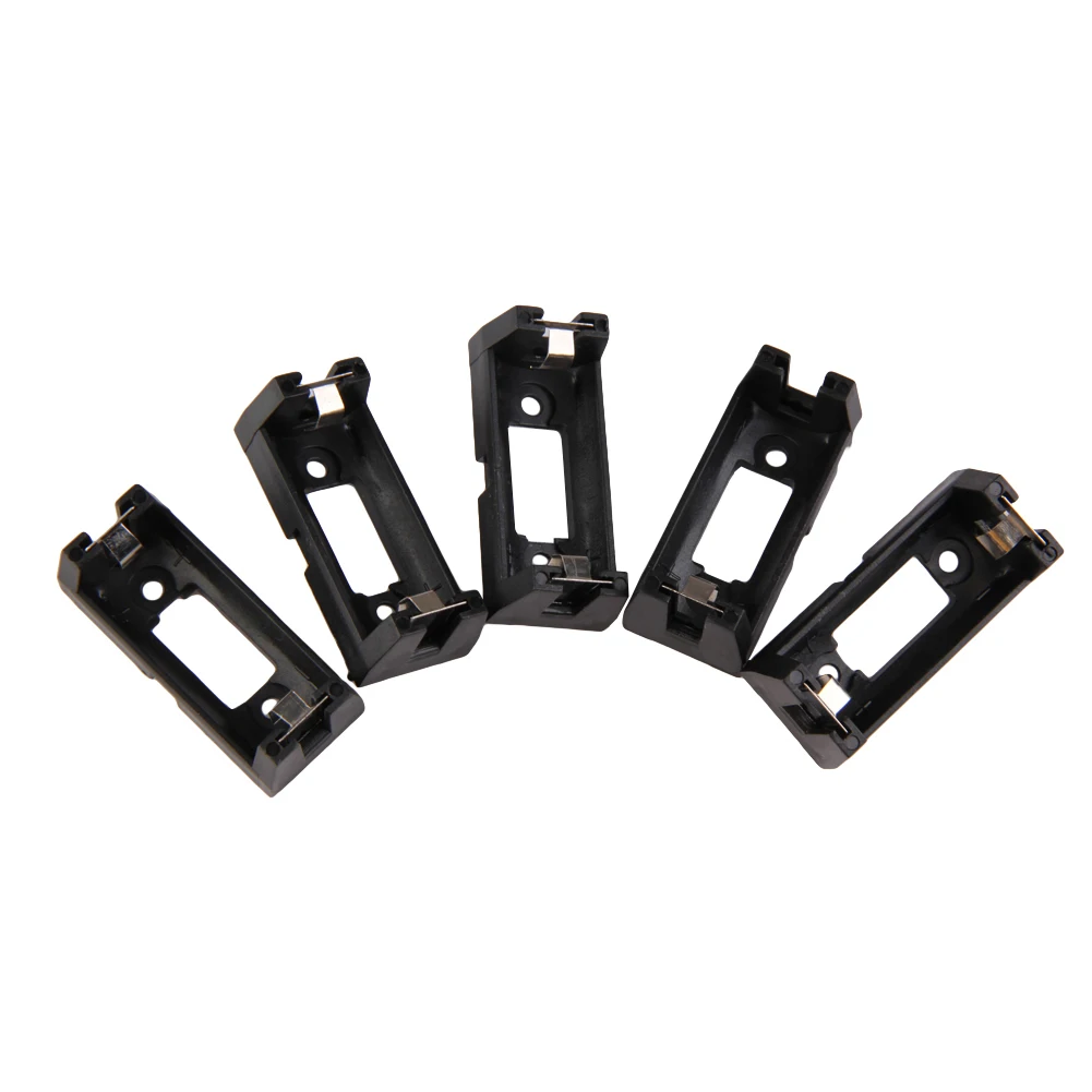 

DIY Parts Storage Box CR123A CR123 Lithium Battery Holder Box Clip Case with Solder Mounting 5PCS battery container BS