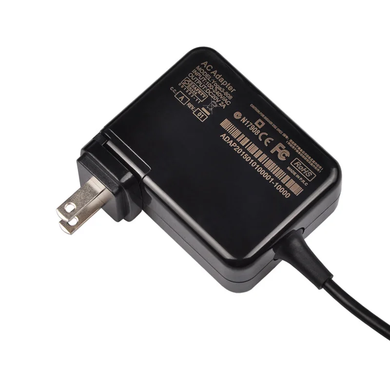 40 W 20 V 2A AC محول امدادات الطاقة كمبيوتر محمول تبويب الجدار شاحن لينوفو Miix2 11 Miix 2 11.6 بوصة اللوحي (الاتحاد الأوروبي الولايات المتحدة الاتحاد الاف...