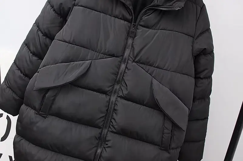 Зимние Повседневные Длинные парки 3XL 5XL размера плюс одежда свободного покроя с