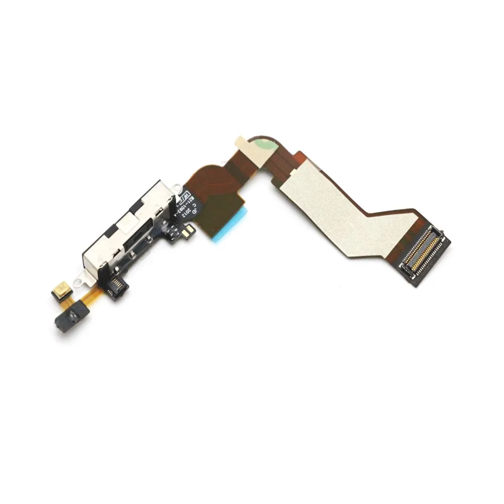 Для Iphone 4S USB зарядный порт док блок соединитель гибкий кабель микрофон|cable and pipe